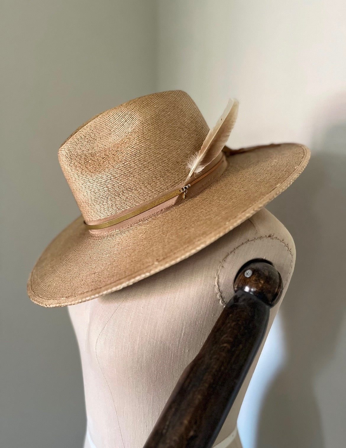 Rose Rust Small Brass Cuff Hat Band